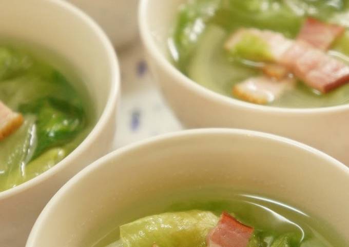 Steps to Make Thomas Keller Speedy Lettuce Soup