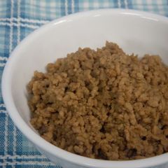 A picture of Pork Soboro.
