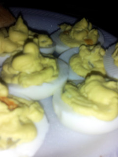 A picture of nikkis deviled eggs.