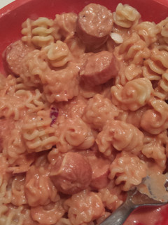 A picture of Cheesy Tomato Pasta Sauce.