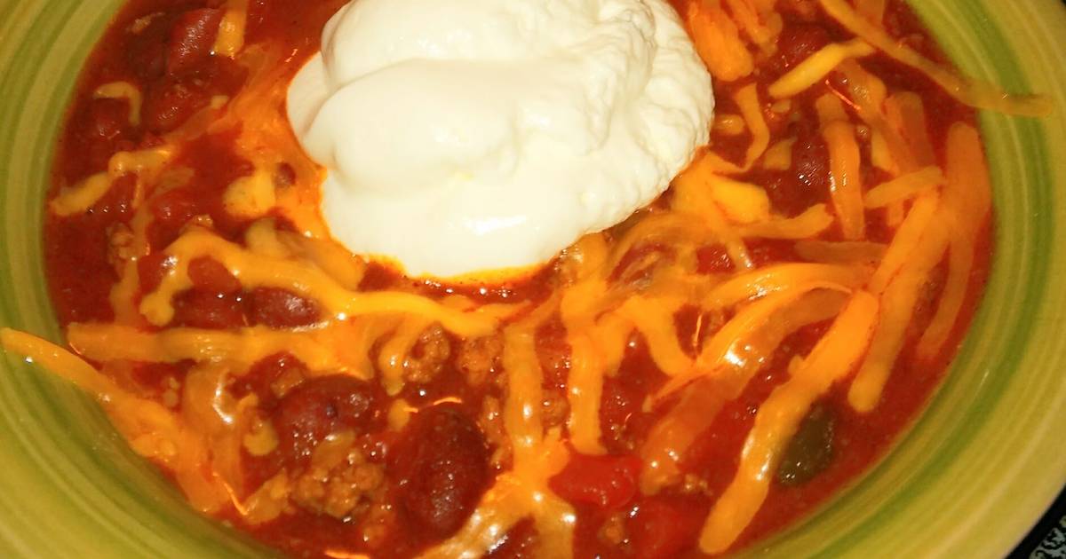 🔥Easy delicious beefy Chili with a kick🔥 Recipe by DisisMelissa Cookpad