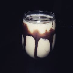 A picture of Banana coffee milkshake.