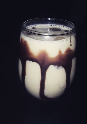 A picture of Banana coffee milkshake.
