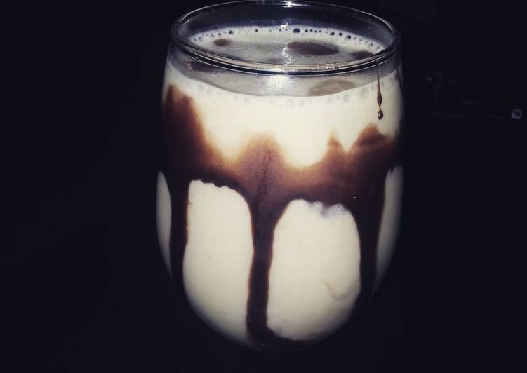 Recipe of Ultimate Banana coffee milkshake