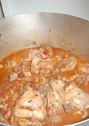 Una foto de Pollo con salsa!!!