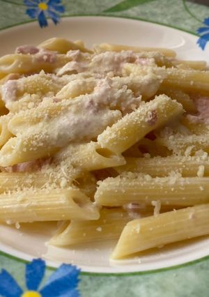 Foto di Pennette con Philadelphia e prosciutto cotto🍝