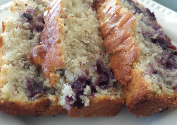 Sunday Fresh Blueberry quick bread