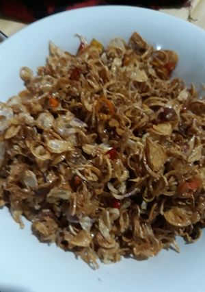 Foto resep Bawang merah goreng pedas