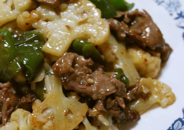 Tasty And Delicious of Chinese-style Stir-fried Cauliflower