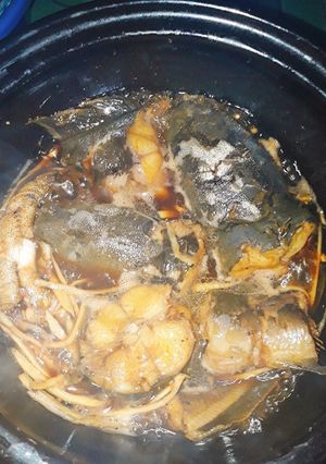 Hình của món Cá trê kho gừng.