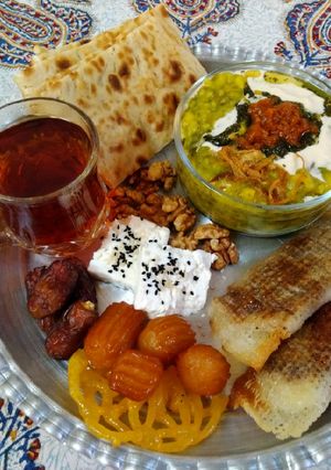عکسی از دستور سینی افطار