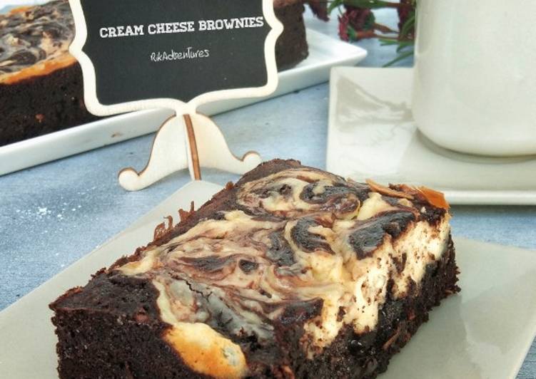 Cara Gampang Menyiapkan CreamCheese Brownies Anti Gagal