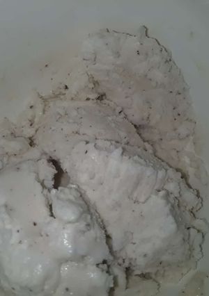 A picture of Coconut ice cream.