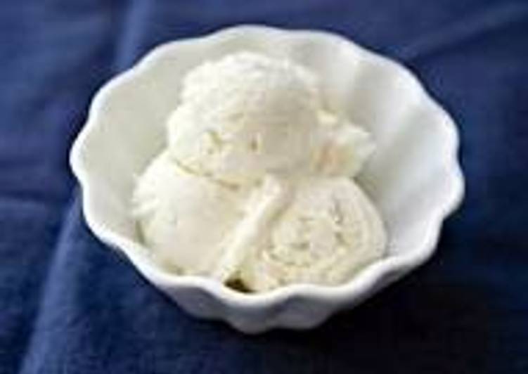 Simple Way to Prepare Favorite Vanilla Ice cream