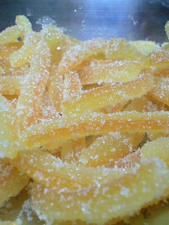 A picture of Homemade Candied Hassaku Peel.