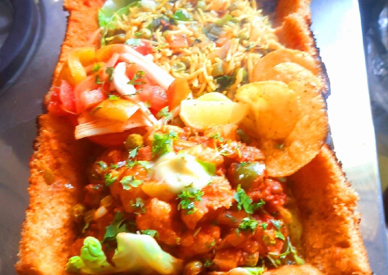 Khada Pav Bhaji Sizzler