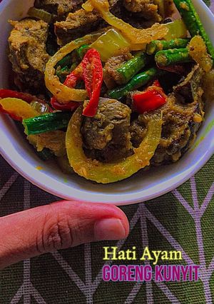Gambar Hati Ayam Goreng Kunyit 🍛