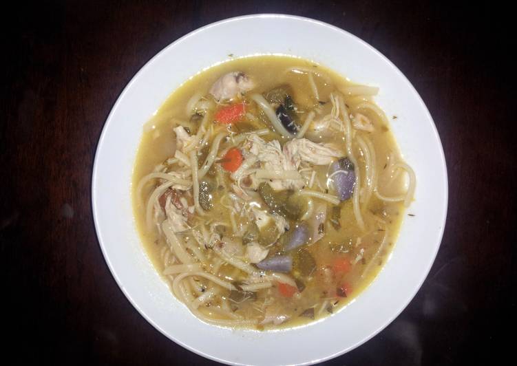 Recipe of Any-night-of-the-week Simple Harvest Chicken Noodle Soup