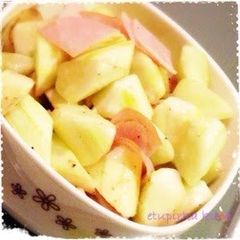 A picture of Yuzu Flavored Stir-Fry with Cucumber & Ham.