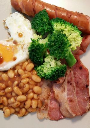 A picture of Sir's American Breakfast.