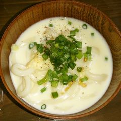 A picture of Easy Soy Milk Udon.