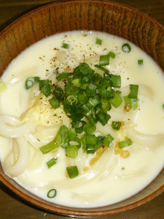 A picture of Easy Soy Milk Udon.