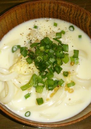 A picture of Easy Soy Milk Udon.