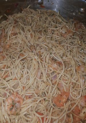 A picture of Shrimp Fra Diavolo.
