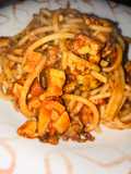 Spaghete cu fructe de mare