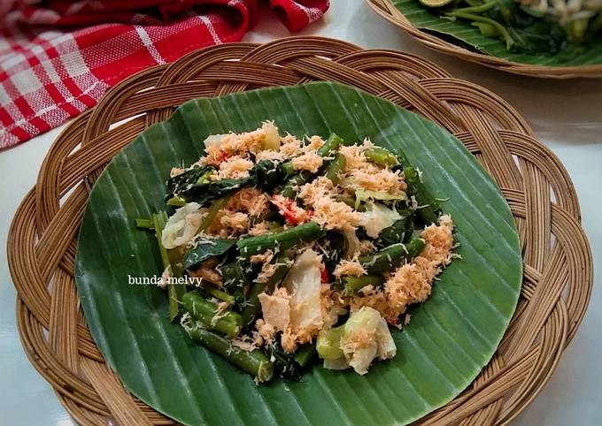 Gudangan/Urap Sayuran Versi Kukus