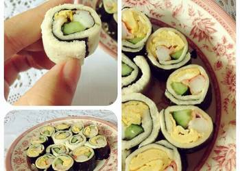 Easiest Way to Make Perfect Easy Sushi Bread Roll