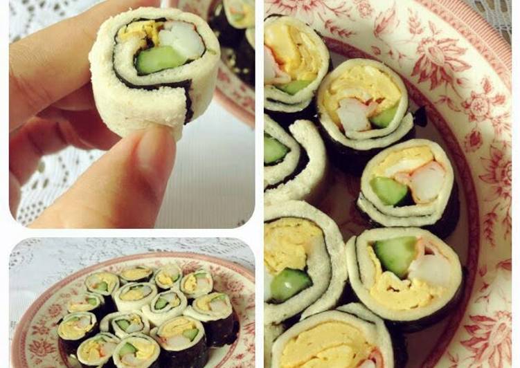 Easy Sushi Bread Roll Easy Sushi Bread Roll