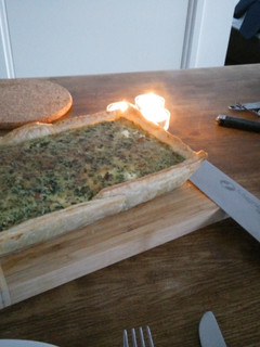 A picture of Greek Feta Quiche.
