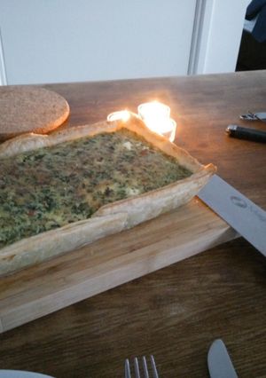 A picture of Greek Feta Quiche.