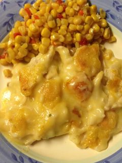 A picture of Easy Chicken Dumpling Casserole.