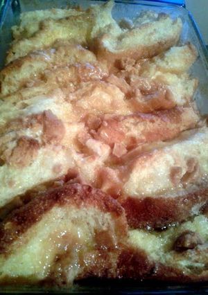 A picture of Scottish Bread and Butter Pudding.