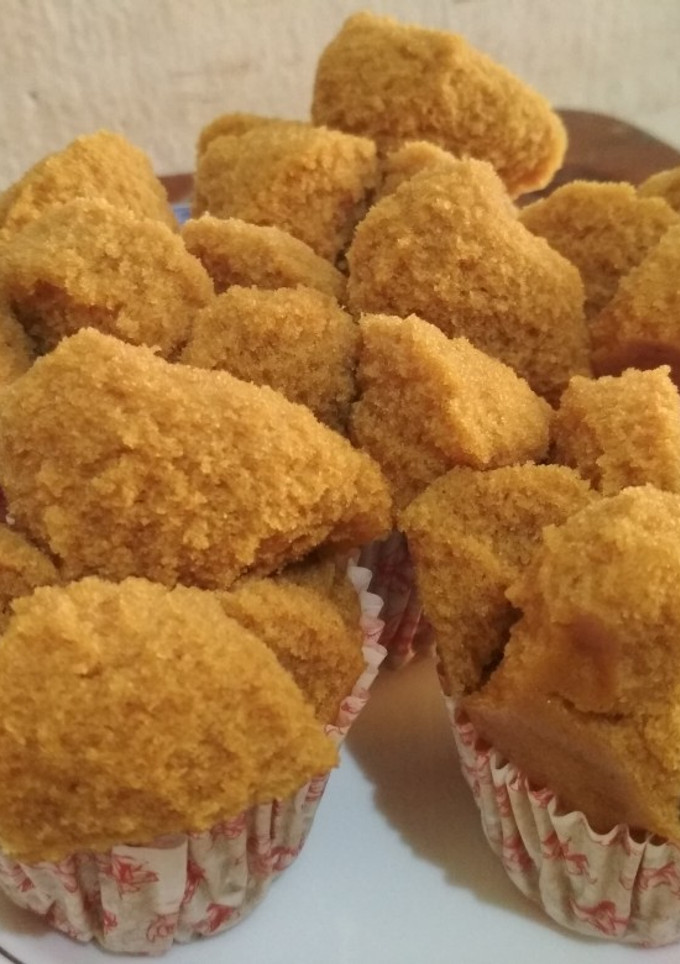 Foto resep Bolu Kukus Gula Merah no telur no mixer