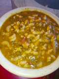 Menestron de costilla con lentejas