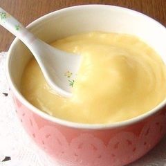 A picture of Custard Using a Whole Egg.