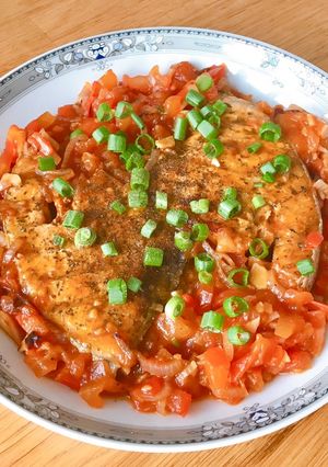 Hình của món Cá Thu Sốt Cà Chua.
