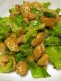 Broccolini & Natto with Bonito Flakes
