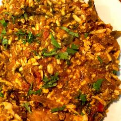 A picture of Egg lababdar.