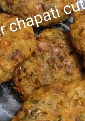 A picture of Chapati cutlet.
