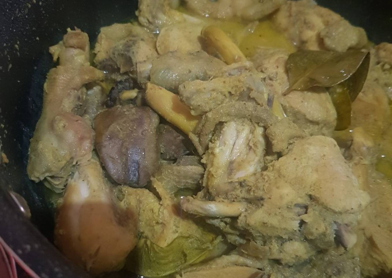 Ayam ungkep untuk stok digoreng
