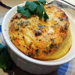 A picture of Ray's' Easy Cheesy Egg Soufflés.