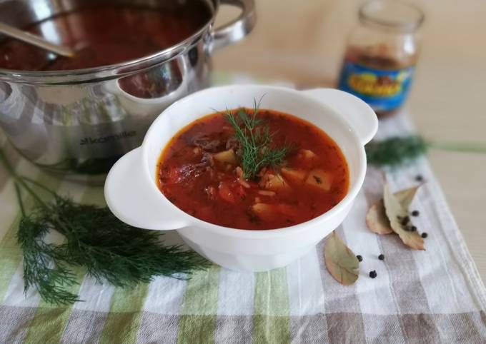 ОСТРЫЙ🔥 и НАВАРИСТЫЙ суп 🥣 с пряным ароматом — суп ХАРЧО. ⠀