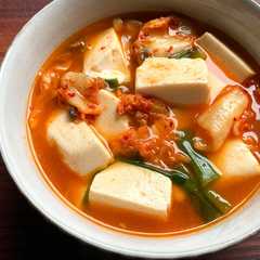 Hot Tofu & Kimchi Soup-レシピのメイン写真