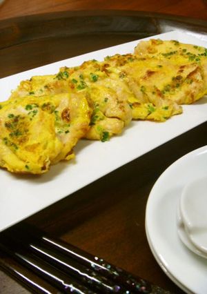 A picture of Chicken Breast Piccata Jeon.