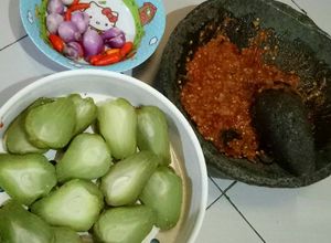 Foto resep Lalap labu muda