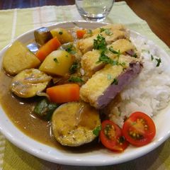 A picture of Tuna Katsu(cutlet)  Curry.